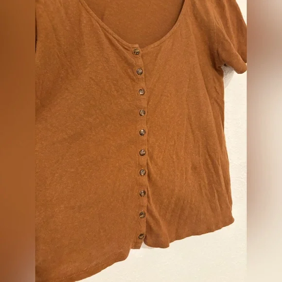 Sézane Brown Milo T-Shirt - Picture 3 of 6